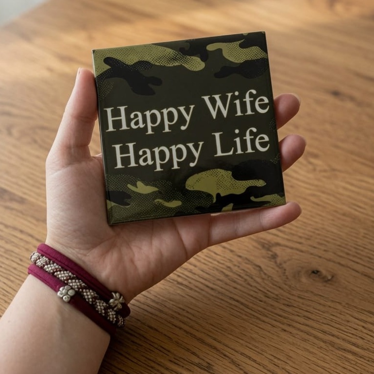 Happy wife...