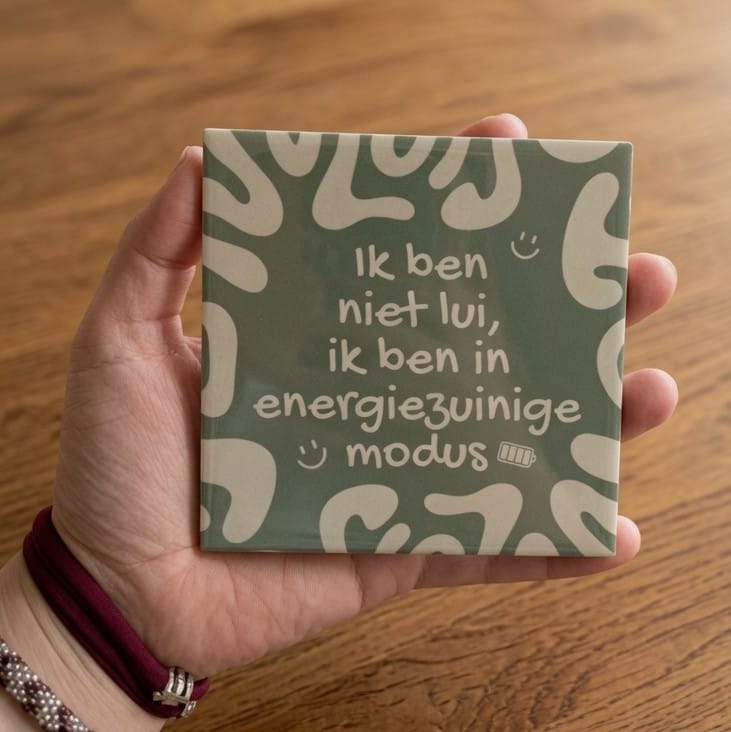 Ik ben niet lui...