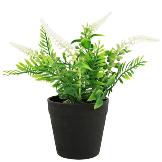 Kunstplant lavendel in pot - Afbeelding 4