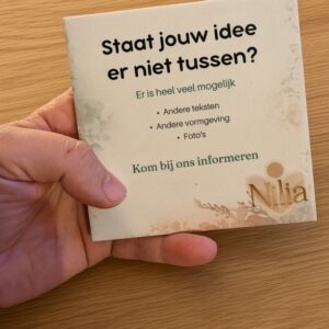 Tegeltje met jouw eigen idee
